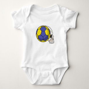 Skull met Handball Sports Romper