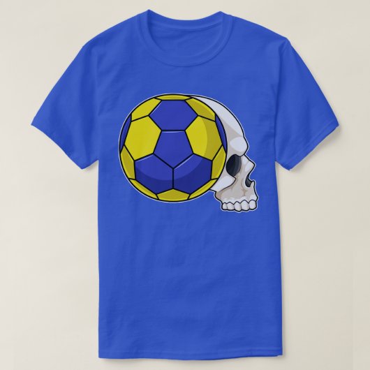 Skull met Handball Sports T-shirt (Design voorkant)