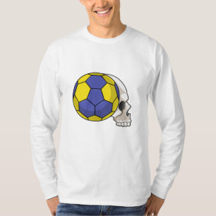 Skull met Handball Sports T-shirt