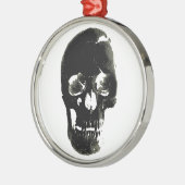 Skull Metalen Ornament (Links)