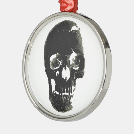 Skull Metalen Ornament (Links)