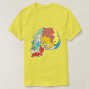 SKULL (MODERN POP ART STYLE) T-SHIRT