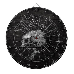 Skull Mohawk Dartbord