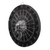 Skull Mohawk Dartbord (Voorkant Rechts)