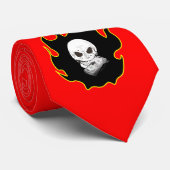 Skull Money Stropdas (Opgerold)