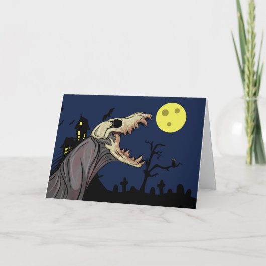 Skull Monster Kaart (Voorkant)