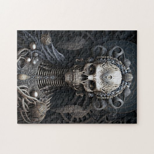 Skull Monster Skeleton Horror Jigzaag Puzzle Legpuzzel (Horizontaal)