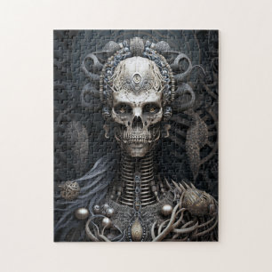 Skull Monster Skeleton Horror Jigzaag Puzzle Legpuzzel