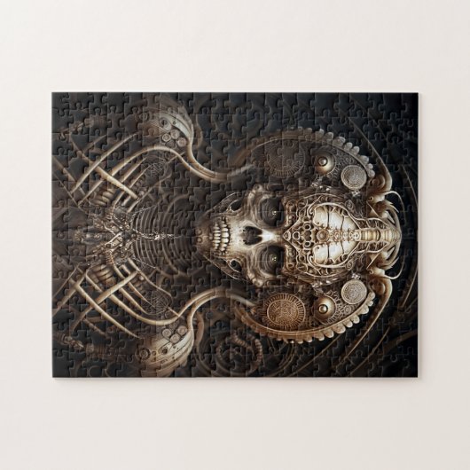 Skull Monster Skeleton Horror Legpuzzel (Horizontaal)