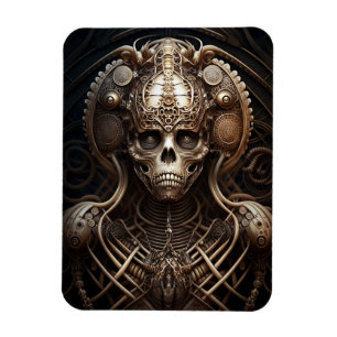 Skull Monster Skeleton Horror Magneet