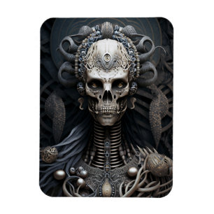 Skull Monster Skeleton Horror Magnet Magneet