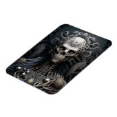Skull Monster Skeleton Horror Magnet Magneet (Linkerzijde)