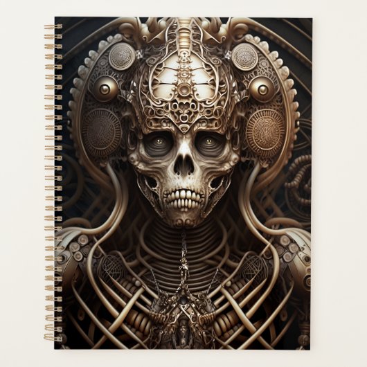 Skull Monster Skeleton Horror Planner (Voorkant)