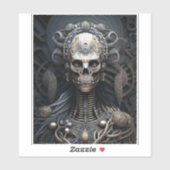 Skull Monster Skeleton Horror Sticker (Vel)