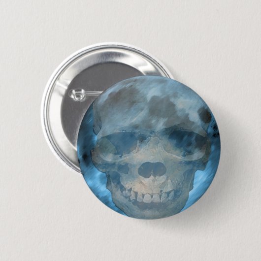 Skull Moon Button (Voorkant /achterkant)