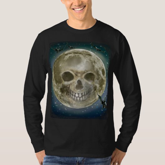 Skull Moon T-Shirt (Voorkant)