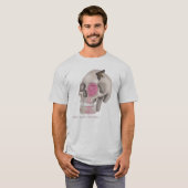 Skull- Mors mihi lucrum T-shirt (Voorkant volledig)