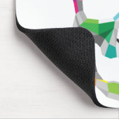 Skull Mousepad Colors Muismat (Hoek)