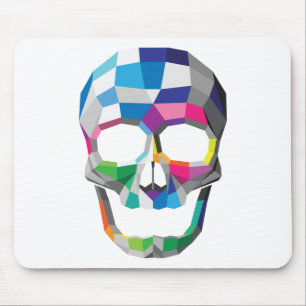 Skull Mousepad Colors Muismat