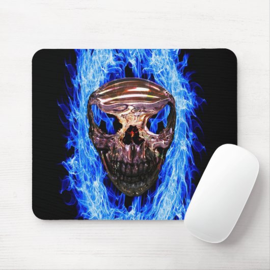Skull mousepad muismat (Met muis)