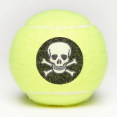 Skull n Bones black Penn tennis balls Tennisballen (Voorkant)