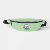 Skull n Bones green fanny pack Heuptasje (Voorkant)