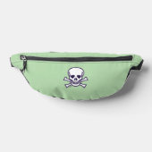 Skull n Bones green fanny pack Heuptasje (Liggend)