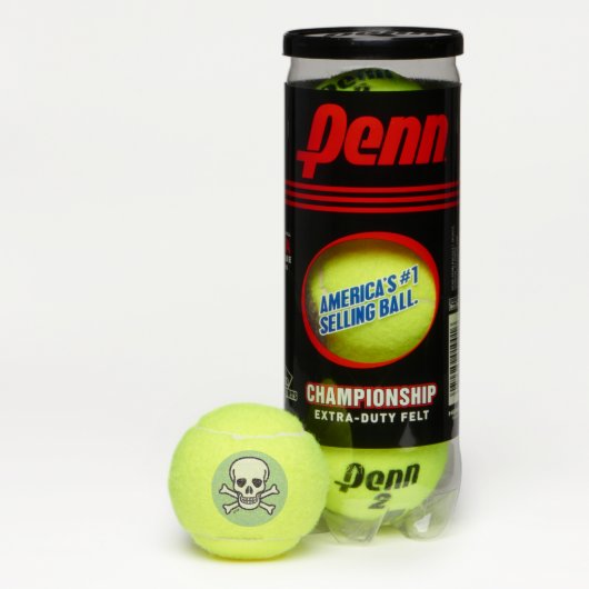 Skull n Bones green Penn tennis balls Tennisballen (Doos)