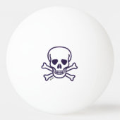 Skull n Botten 3 ster pingpongbal (Voorkant)