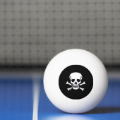 Skull n Botten Black 1 ster ping pong ball (Net)