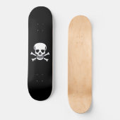 Skull n Botten Black skateboard (Voorkant)