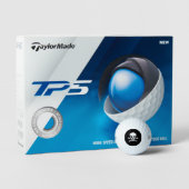 Skull n Botten Black Taylor Made TP5 golfballen (Verpakking)
