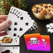 Skull n Botten neon Poker speelkaarten (Insitu)