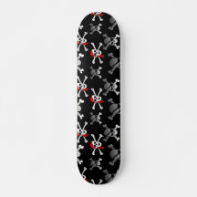 Skull n Botten Party Pirate Skateboard