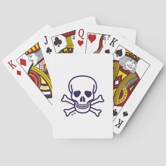 Skull n Botten Poker speelkaarten (Achterkant)
