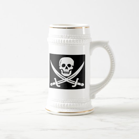 SKULL N CROSSBONES PIRATE BEER STEIN BIERPUL (Rechts)