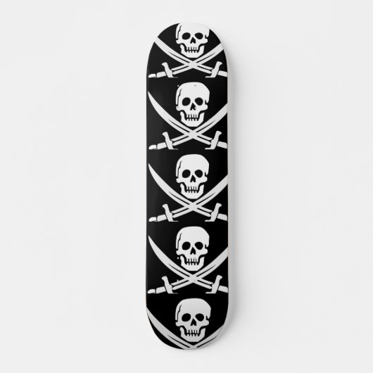 SKULL N CROSSBONES PIRATE SKATEBOARDS (Voorkant)