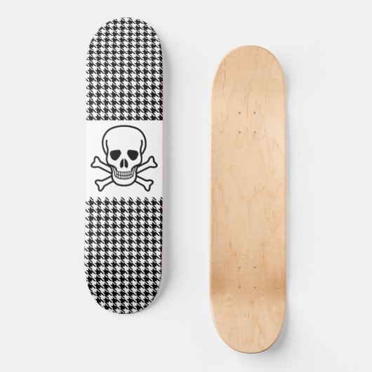 SKULL N CROSSBONES SKATEBOARD DECK (Voorkant)