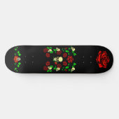 Skull N Rozen 3D Persoonlijk Skateboard (Horizontaal)
