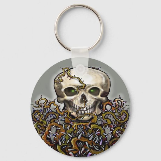 Skull-n-Thorns Sleutelhanger (Voorkant)