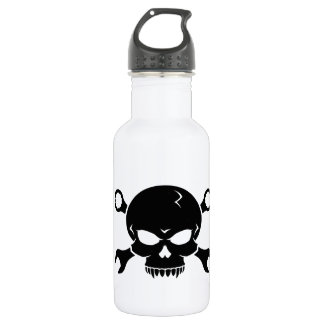 Skull 'n' Tools - Schroefpiraat 2 (zwart) Waterfles