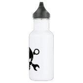 Skull 'n' Tools - Schroefpiraat 2 (zwart) Waterfles (Rechts)