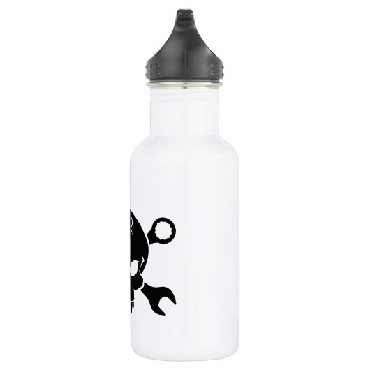 Skull 'n' Tools - Schroefpiraat 2 (zwart) Waterfles (Rechts)