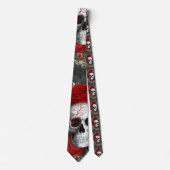 Skull Necktie Stropdas (Voorkant)