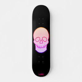 Skull - neongloed persoonlijk skateboard