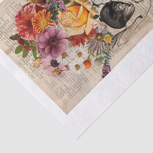 Skull Nieuws5 Tissuepapier (Detail)