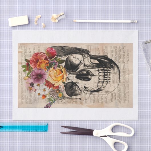 Skull Nieuws5 Tissuepapier (Craft)