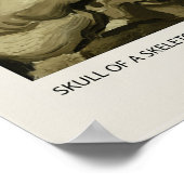 Skull Of A Skeleton With Burning Cigarette Blossom Poster (Hoek)