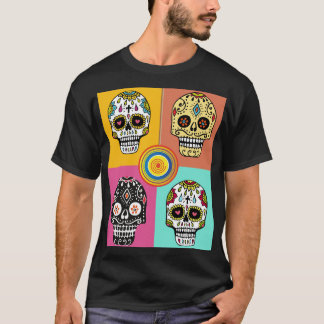 Skull On, Mexicaanse wollen schedels T-shirt
