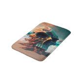 Skull on the Beach Badmat (Gekanteld)